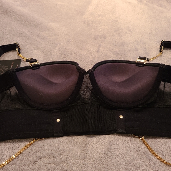 INTEREST CHECK♡♡ RARE "HB" ☆Zeppelin☆ Convertible Multi-Way Bra♡ BNWT. 34A. - Picture 7 of 15